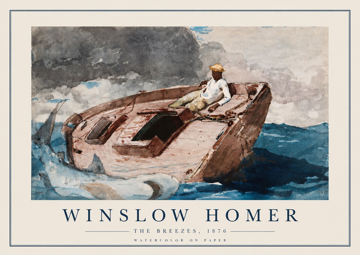 Winslow Homer The Breezes No3 - Póster