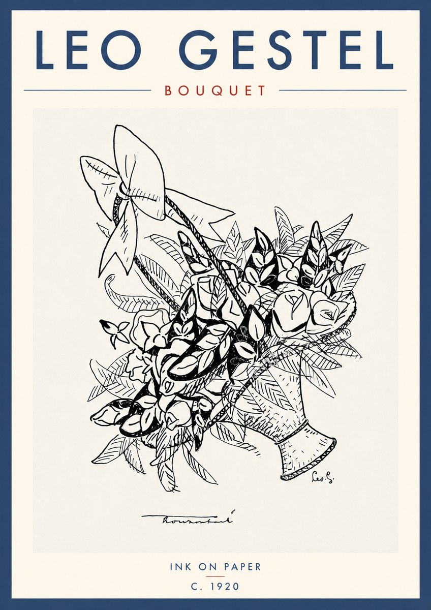Leo Gestel Bouquet No5 - Póster