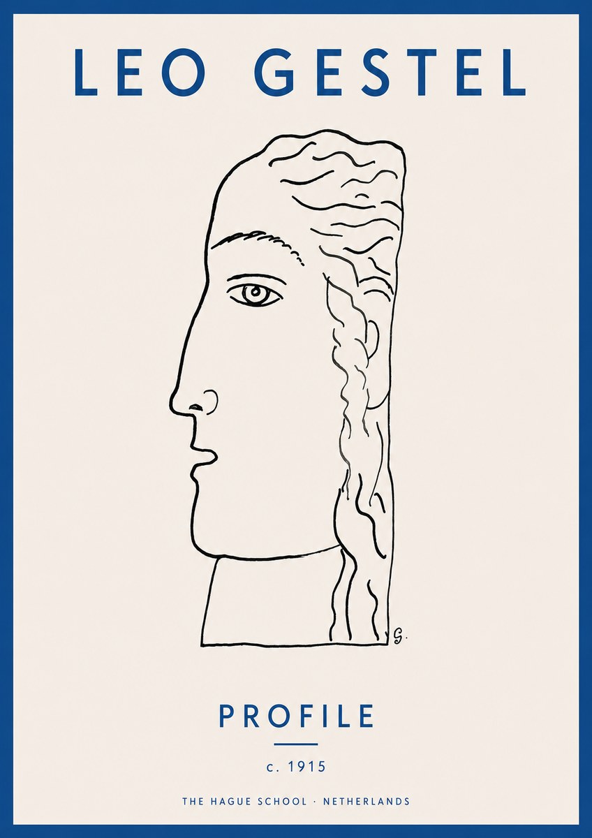 Leo Gestel Profile No2 - Póster