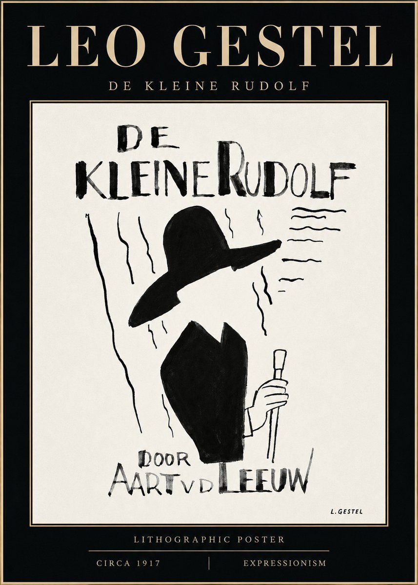 Leo Gestel De Kleine Rudolf No2 - Póster