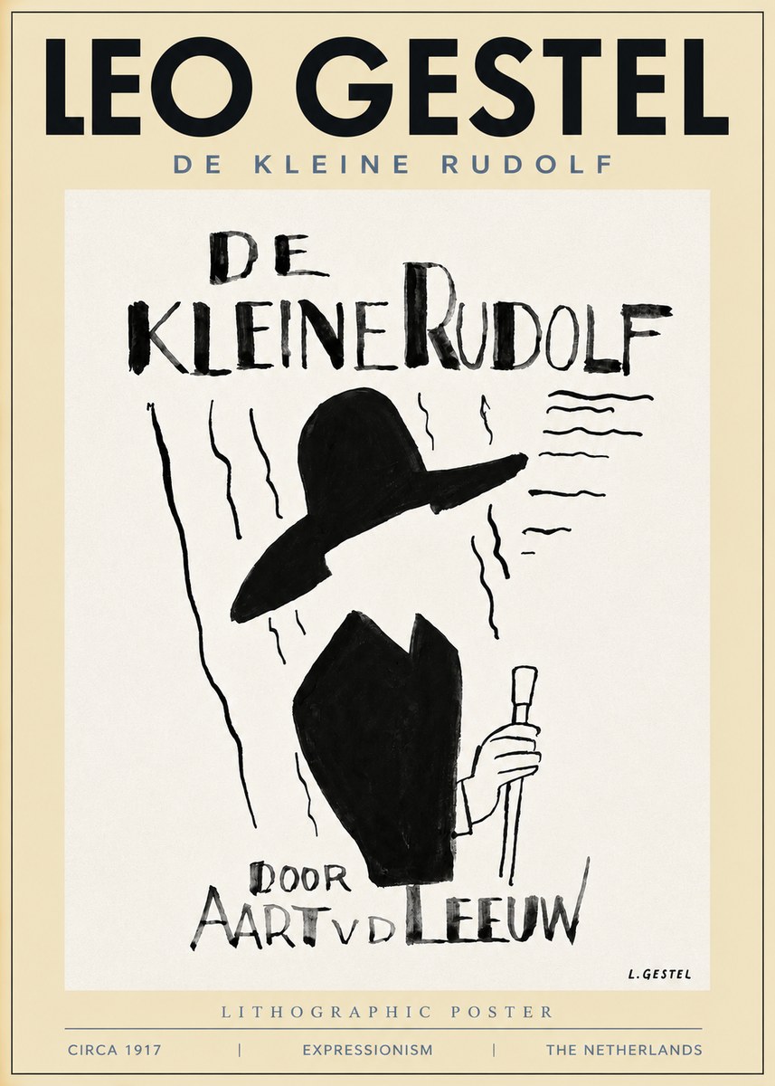 Leo Gestel De Kleine Rudolf No3 - Póster