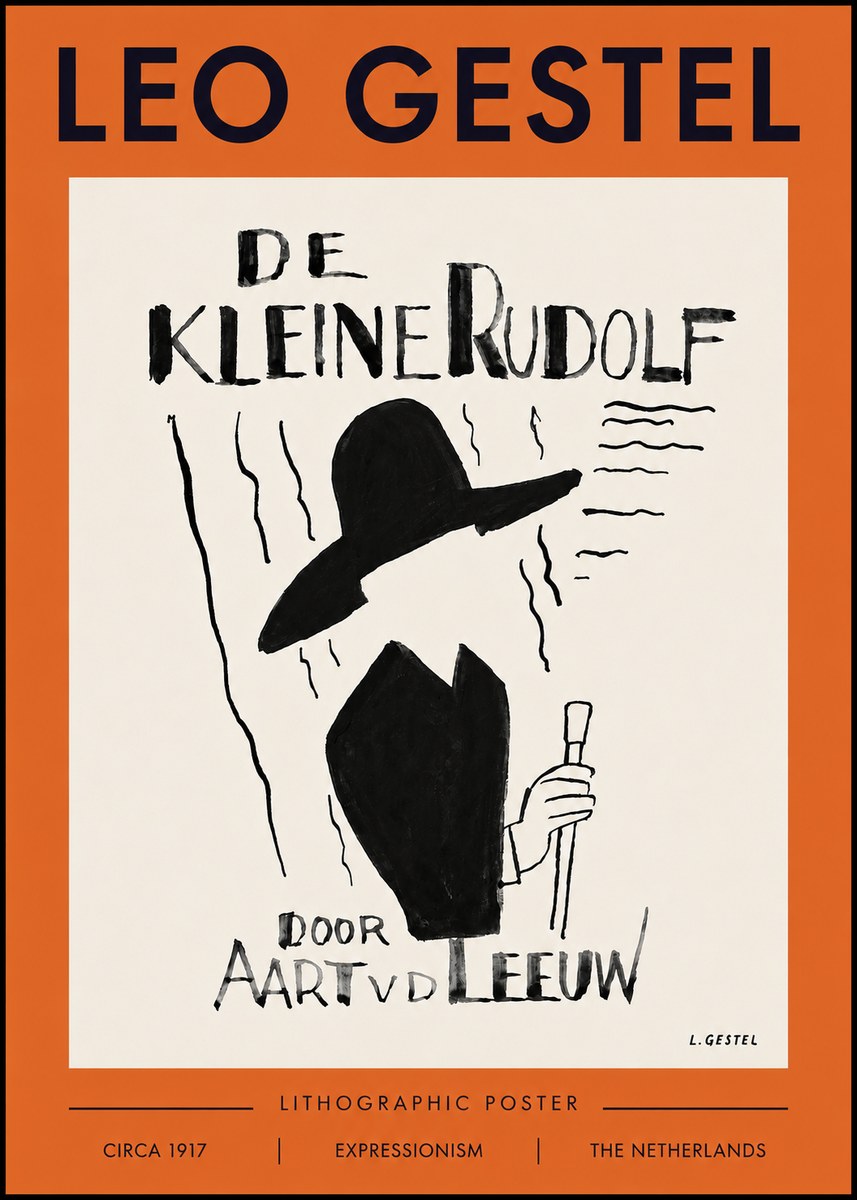 Leo Gestel De Kleine Rudolf No4 - Póster