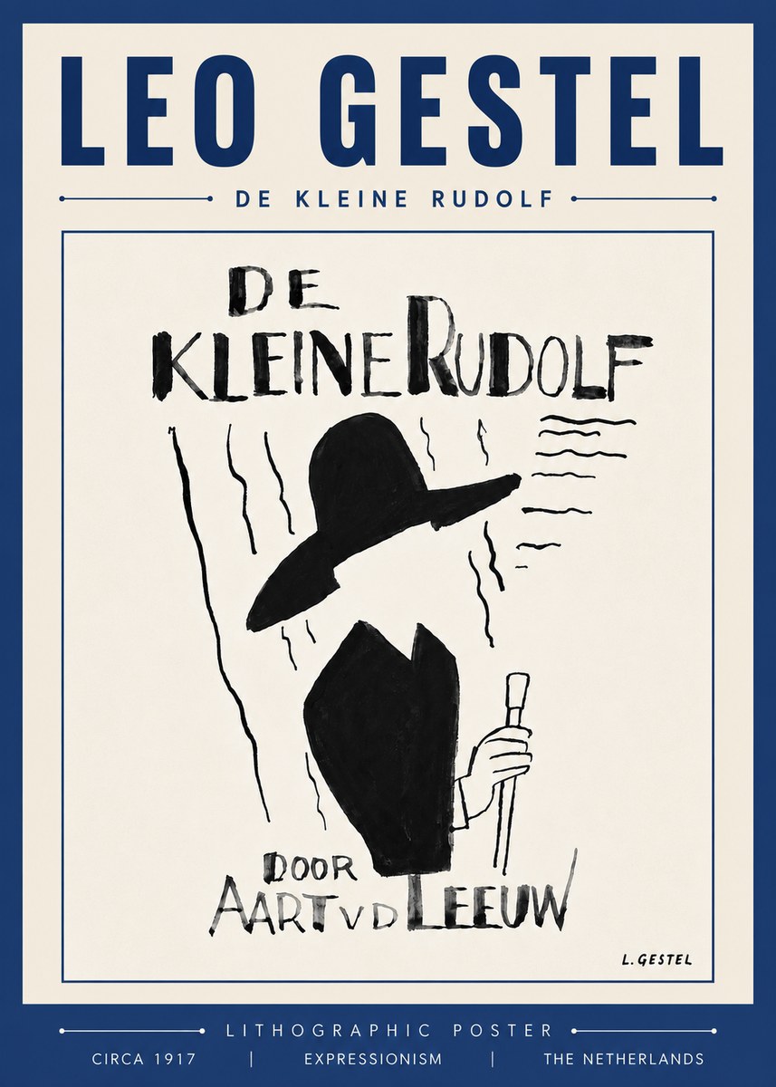 Leo Gestel De Kleine Rudolf No5 - Póster