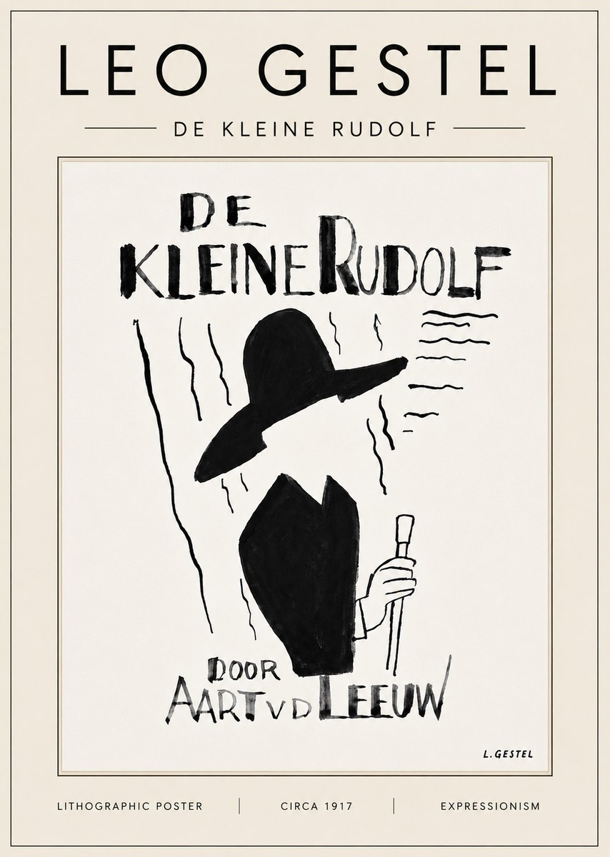 Leo Gestel De Kleine Rudolf No6 - Póster