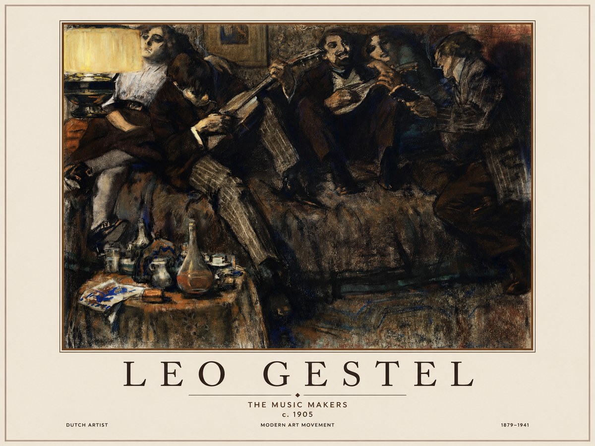 Leo Gestel The Music Makers No1 - Póster