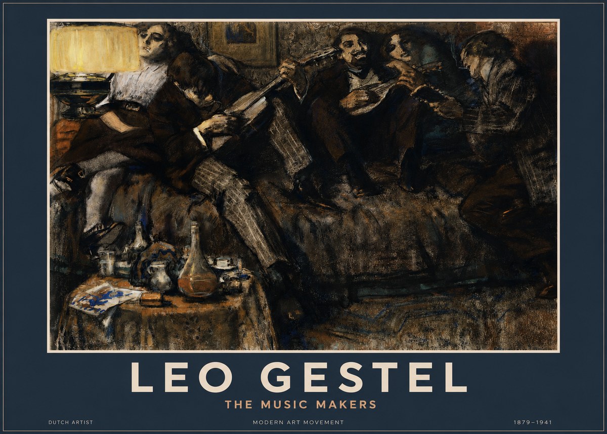 Leo Gestel The Music Makers No2 - Póster