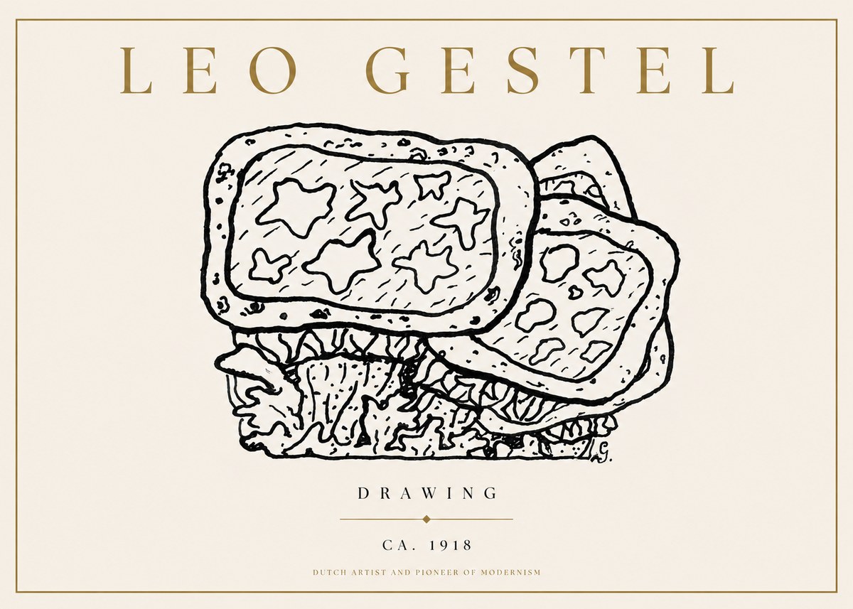 Leo Gestel Drawing Ca. 1918 No3 - Póster