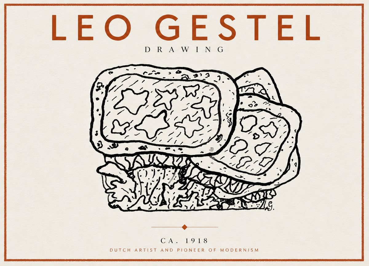 Leo Gestel Drawing Ca. 1918 No5 - Póster