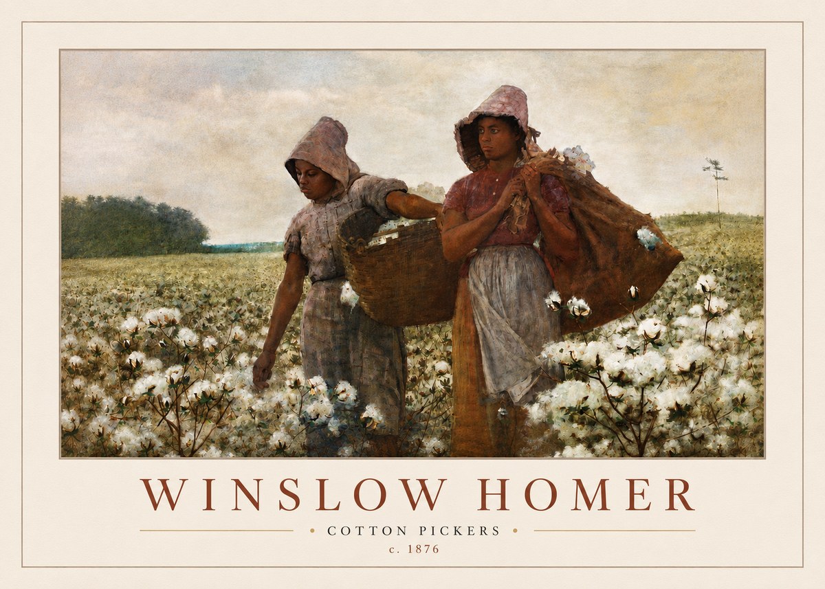 Winslow Homer Cotton Pickers No4 - Póster