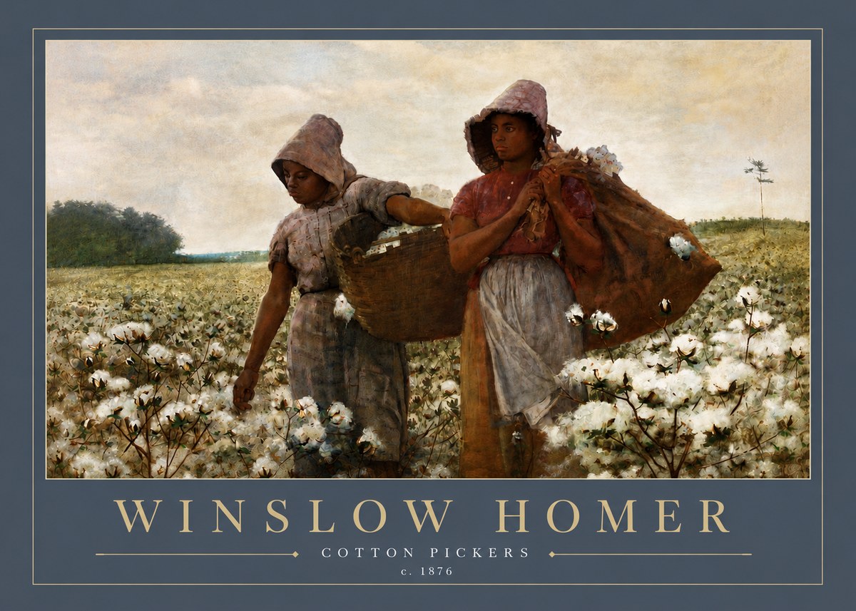Winslow Homer Cotton Pickers No6 - Póster