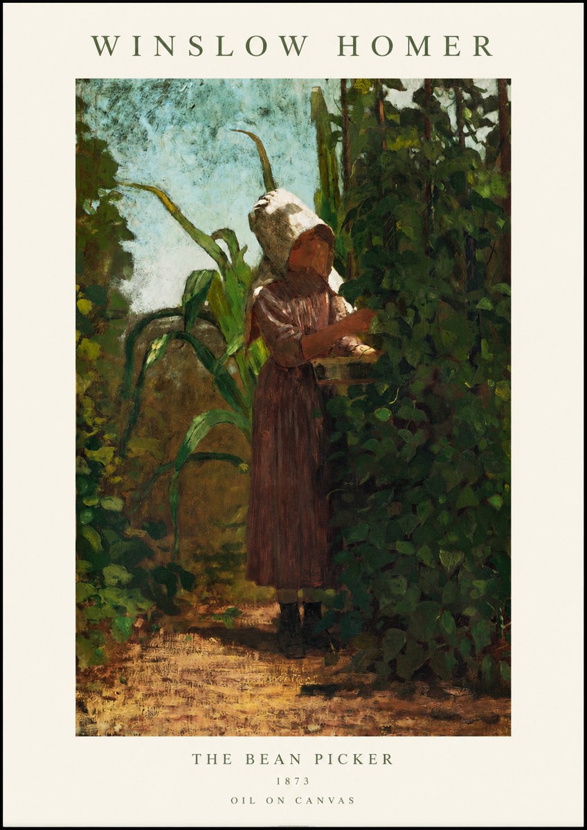 Winslow Homer The Bean Picker No1 - Póster