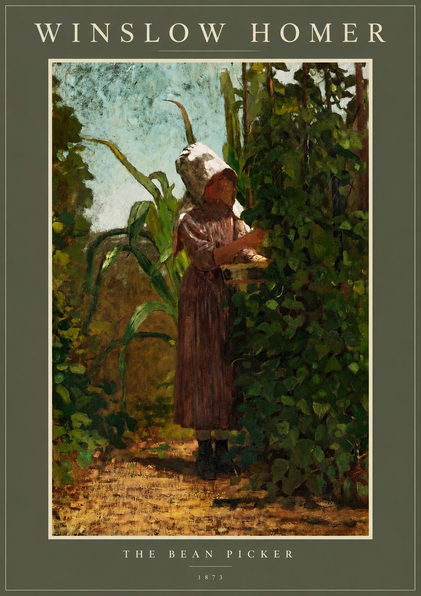 Winslow Homer The Bean Picker No2 - Póster