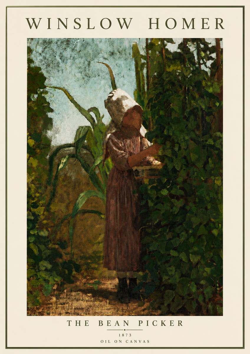 Winslow Homer The Bean Picker No6 - Póster