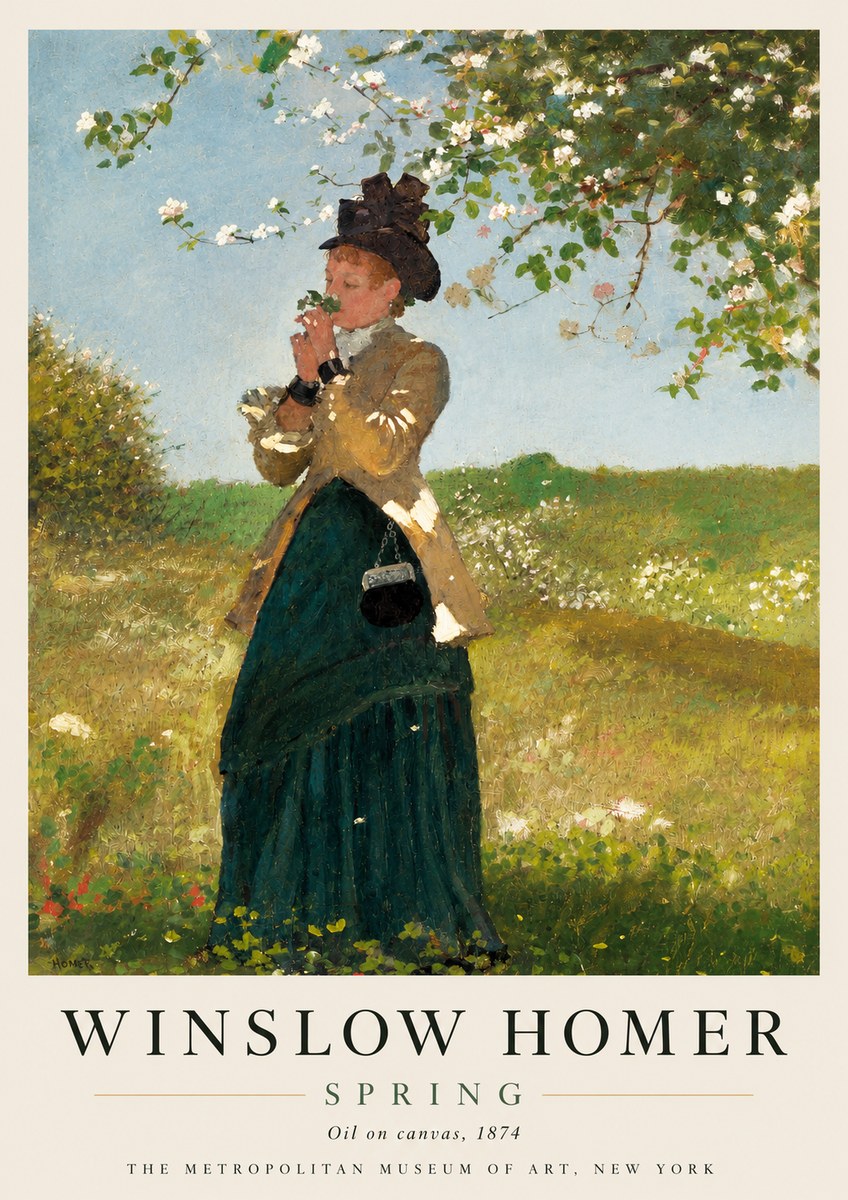 Winslow Homer Spring No4 - Póster