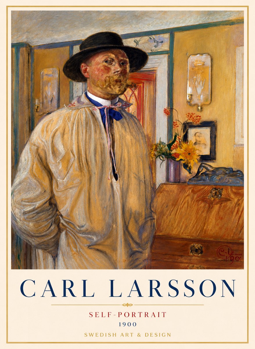Carl Larsson Self-portrait No1 - Póster