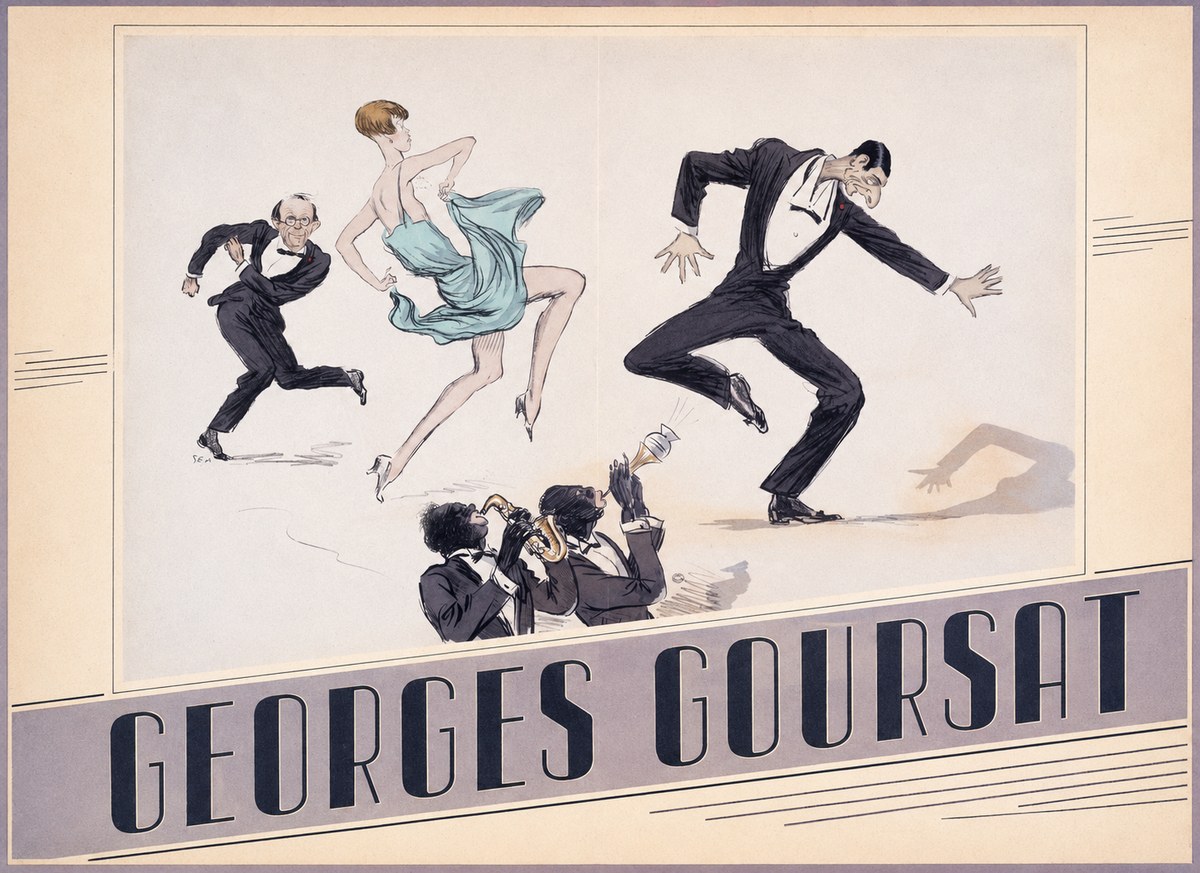 Georges Goursat Jazz Age Revelry No4 - Póster