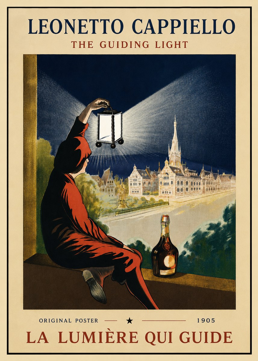 Leonetto Cappiello The Guiding Light No3 - Póster