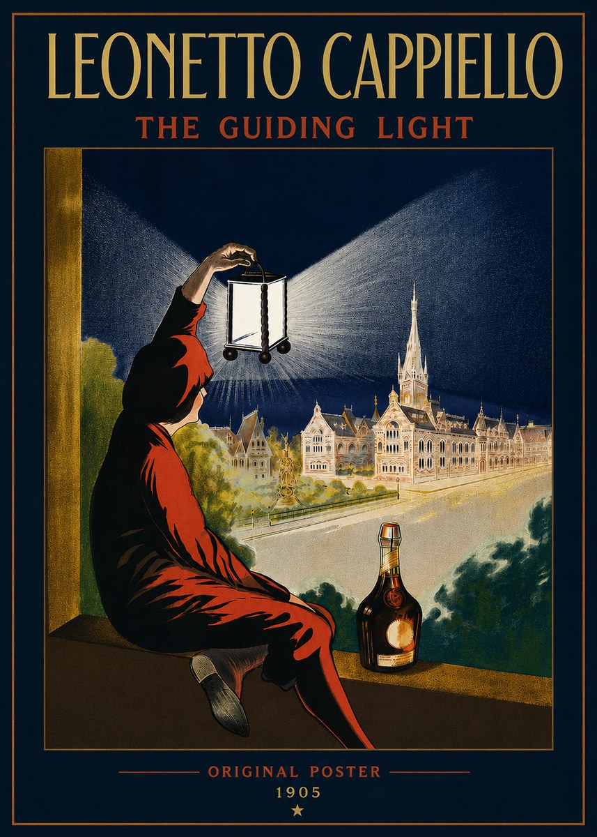 Leonetto Cappiello The Guiding Light No4 - Póster