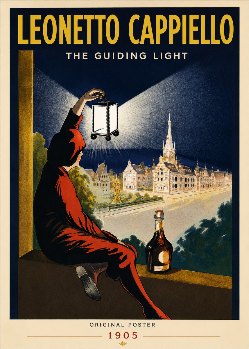 Leonetto Cappiello The Guiding Light No5 - Póster