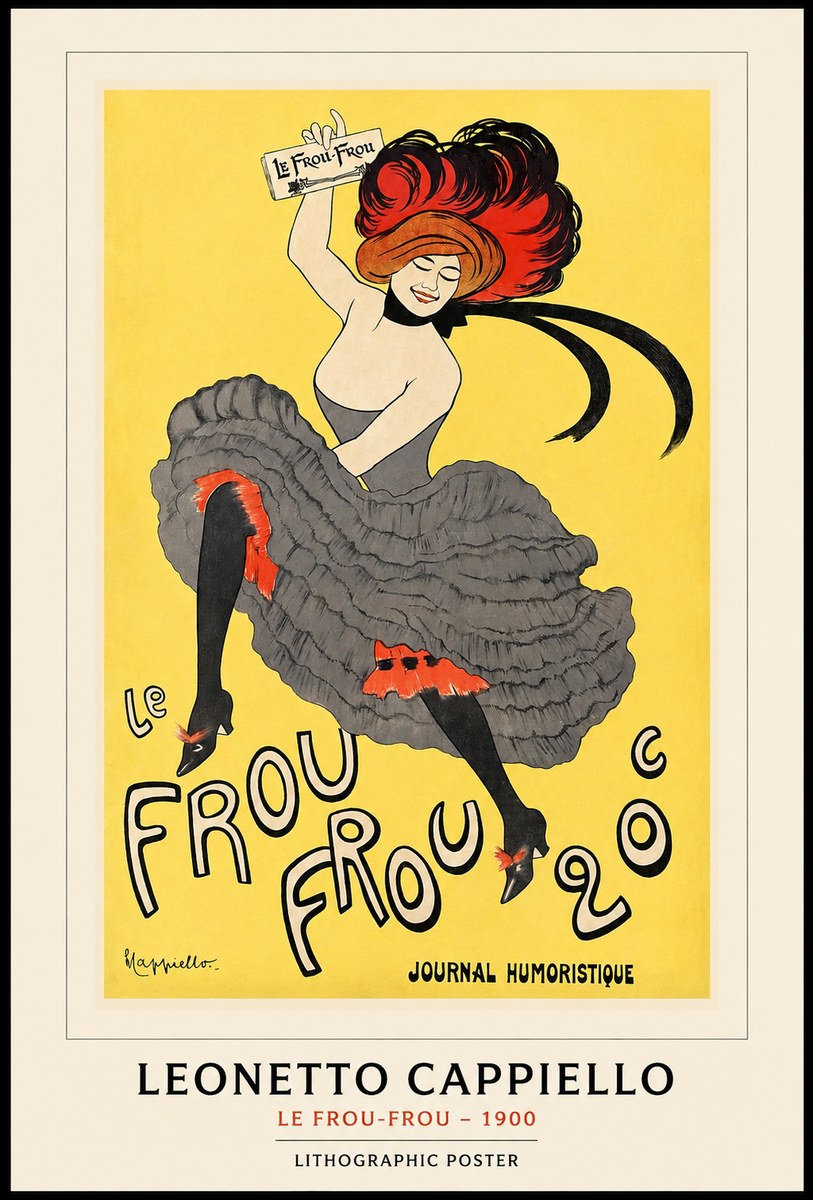 Leonetto Cappiello Le Frou-frou No1 - Póster