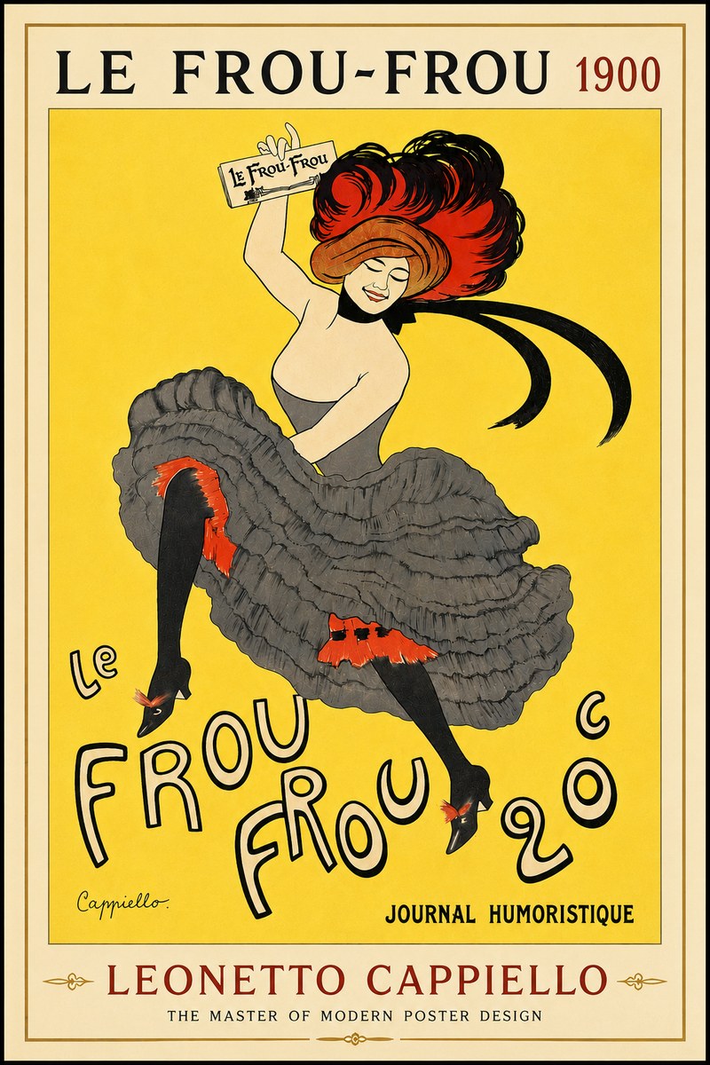 Leonetto Cappiello Le Frou-frou No4 - Póster