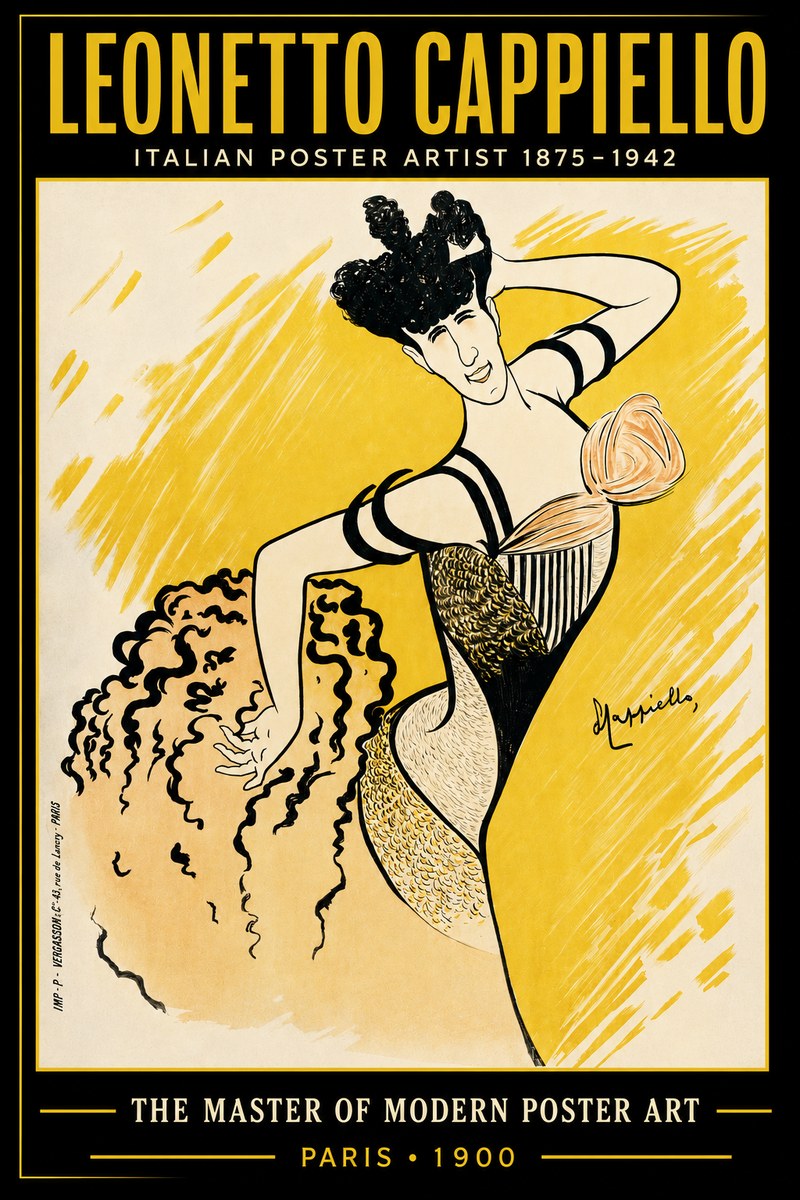 Leonetto Cappiello The Dancer No3 - Póster