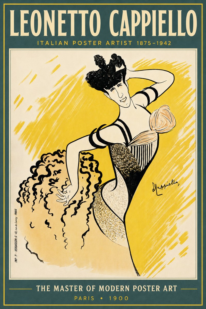 Leonetto Cappiello The Dancer No6 - Póster