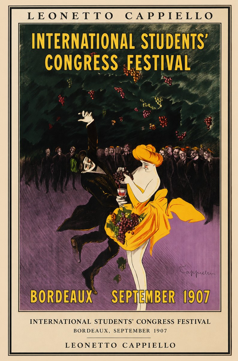 Leonetto Cappiello International Students' Congress Festival No1 - Póster