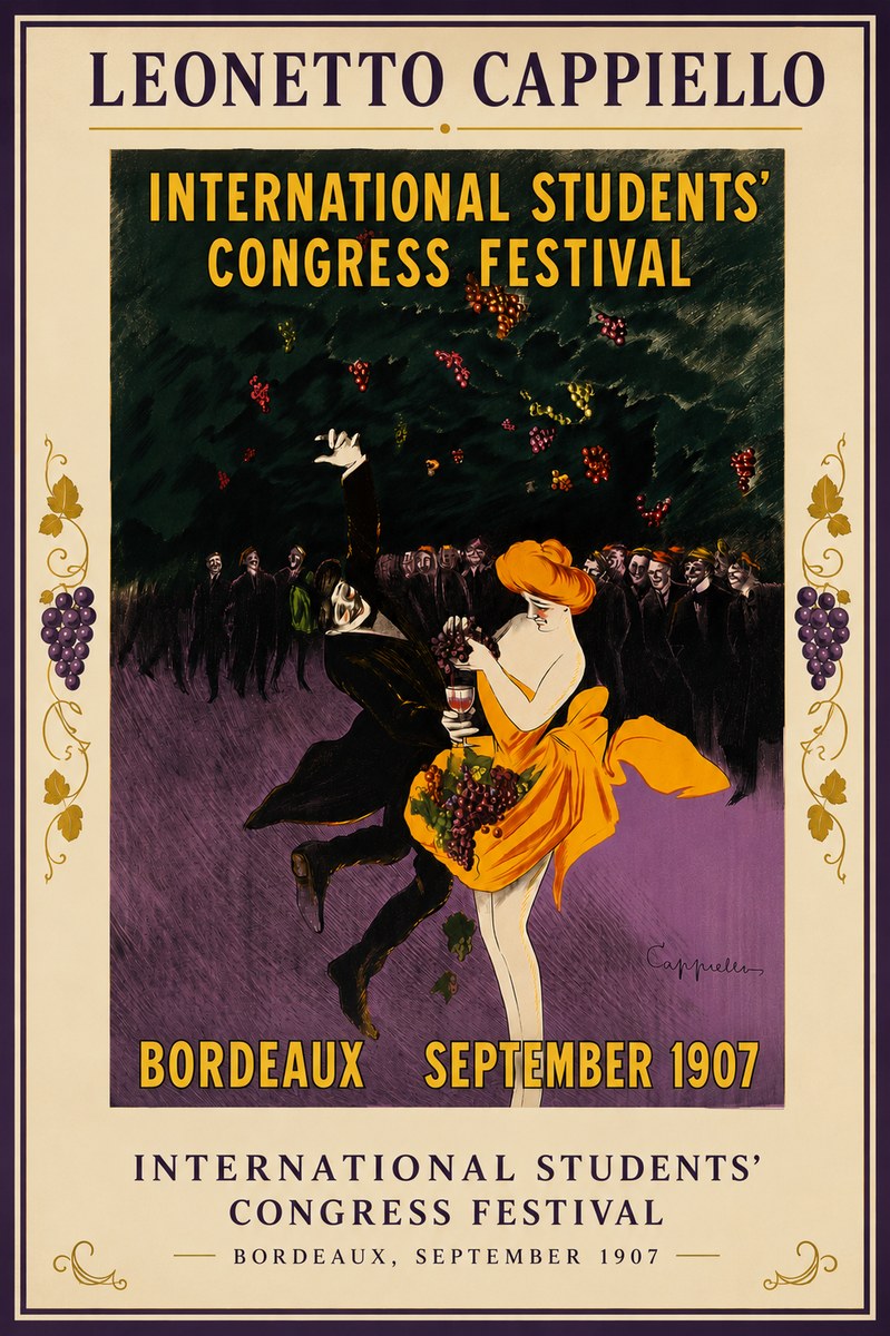 Leonetto Cappiello International Students' Congress Festival No6 - Póster