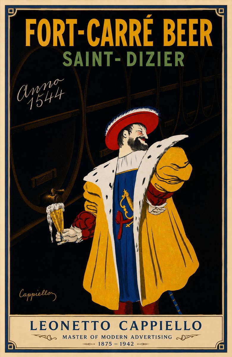 Leonetto Cappiello Fort-carré Beer Saint-dizier No5 - Póster