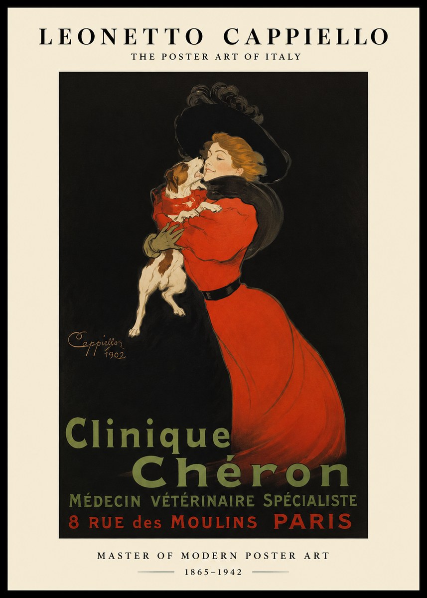 Leonetto Cappiello Clinique Chéron No1 - Póster