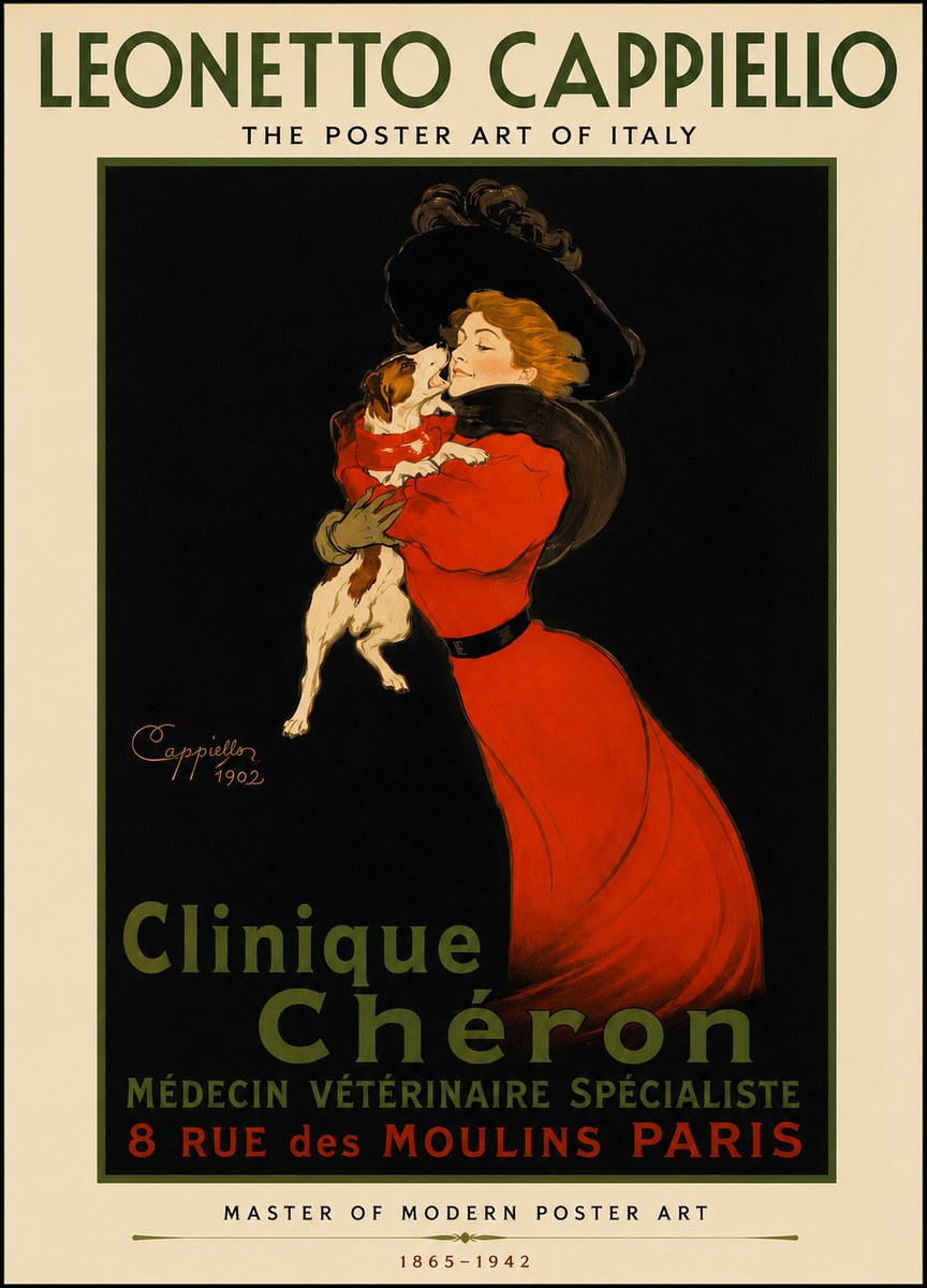 Leonetto Cappiello Clinique Chéron No3 - Póster