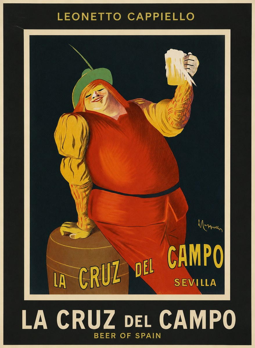 Leonetto Cappiello La Cruz Del Campo No1 - Póster