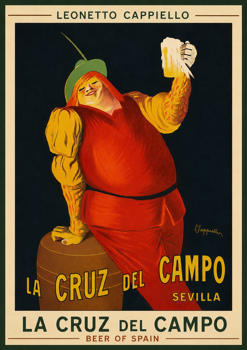 Leonetto Cappiello La Cruz Del Campo No3 - Póster