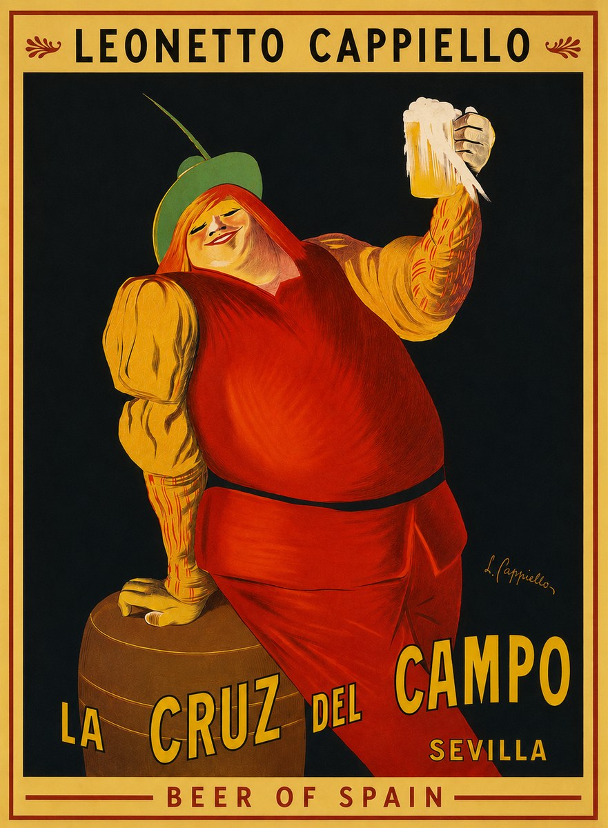 Leonetto Cappiello La Cruz Del Campo No4 - Póster