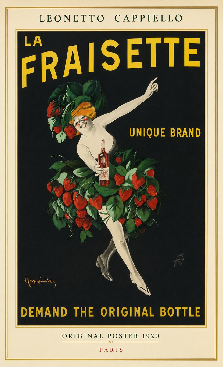 Leonetto Cappiello La Fraisette No1 - Póster