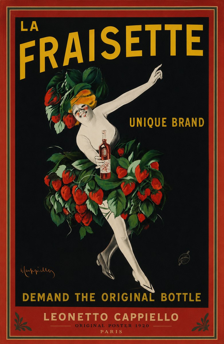 Leonetto Cappiello La Fraisette No2 - Póster