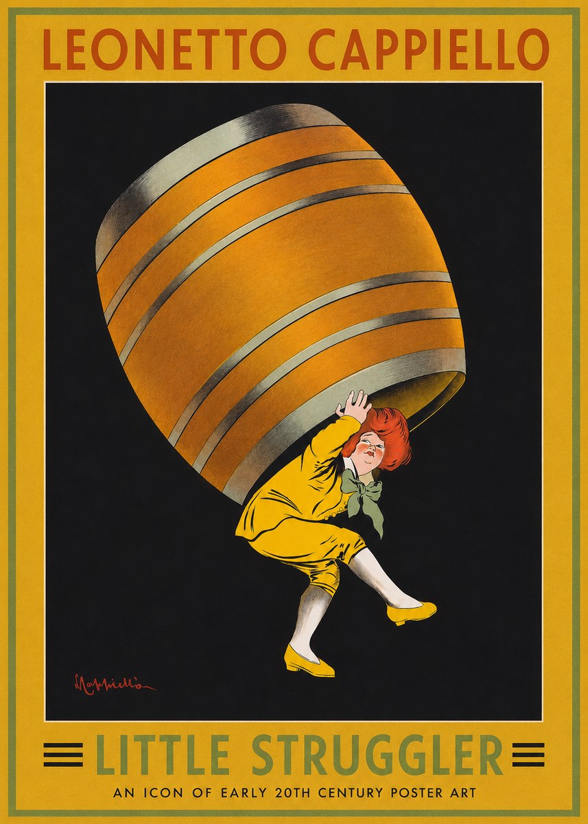 Leonetto Cappiello Little Struggler No2 - Póster