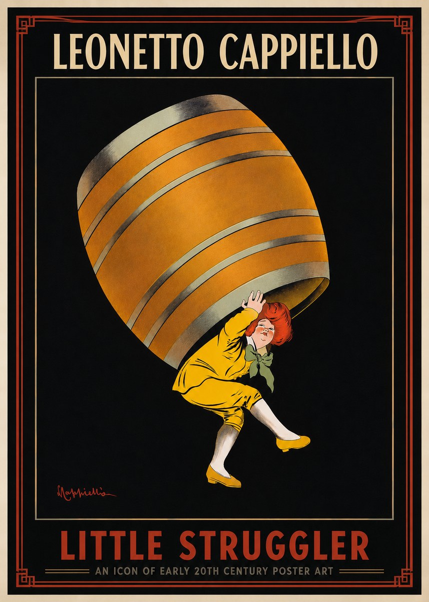 Leonetto Cappiello Little Struggler No3 - Póster
