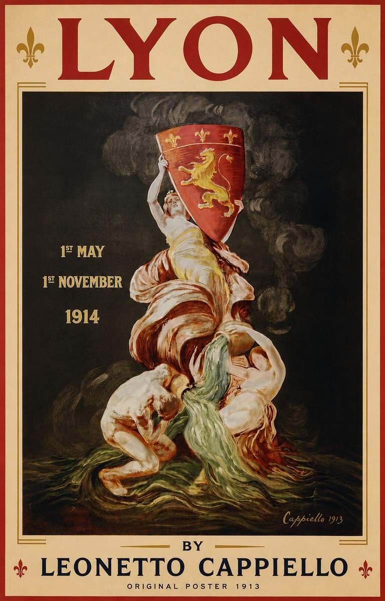 Leonetto Cappiello Lyon No2 - Póster