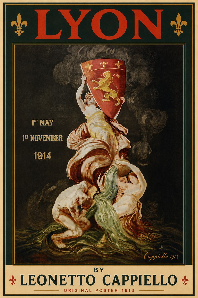 Leonetto Cappiello Lyon No4 - Póster