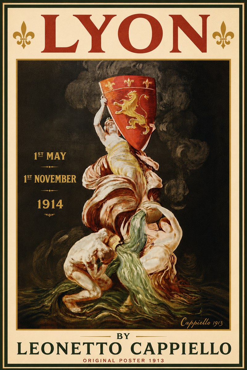Leonetto Cappiello Lyon No5 - Póster