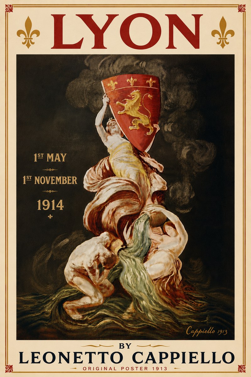 Leonetto Cappiello Lyon No6 - Póster