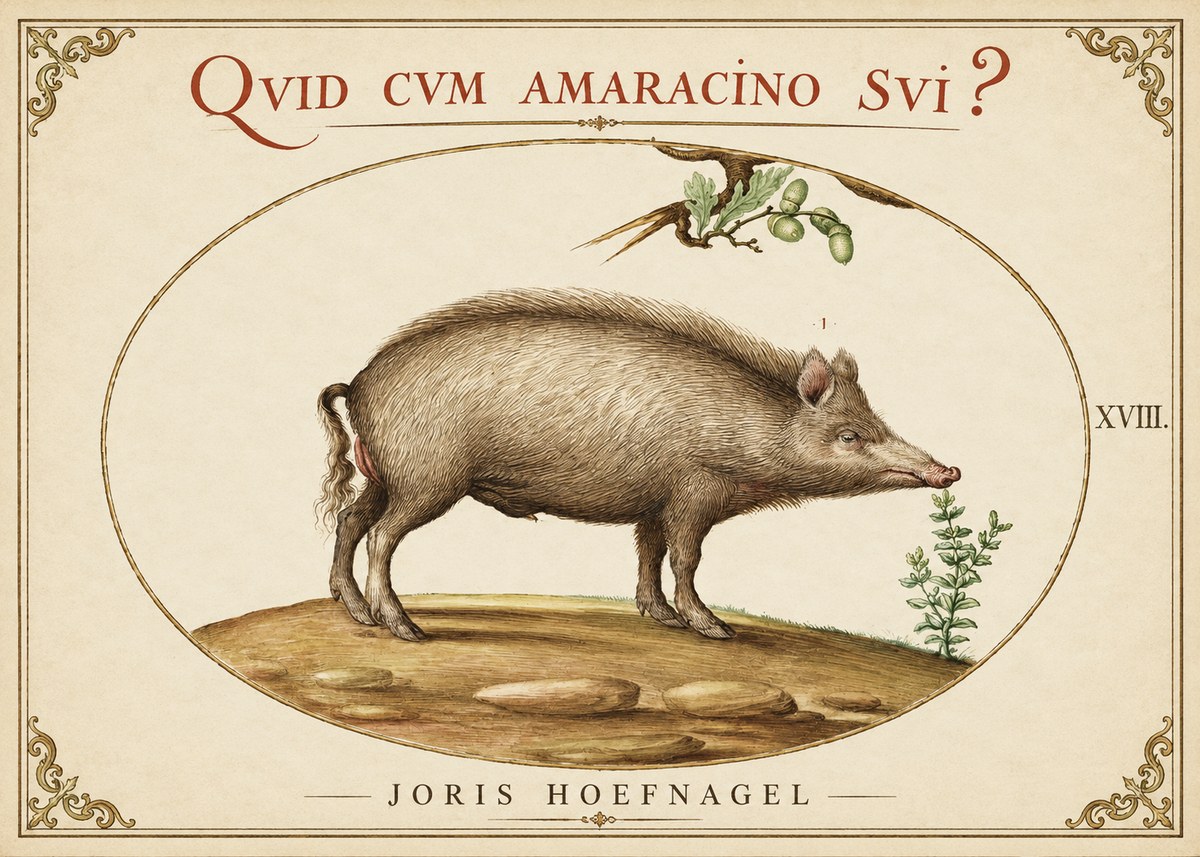 Joris Hoefnagel Qvid Cvm Amaracino Svi? No1 - Póster