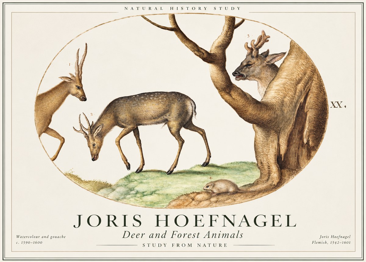 Joris Hoefnagel Do Not Rush Against the Lion. No2 - Póster