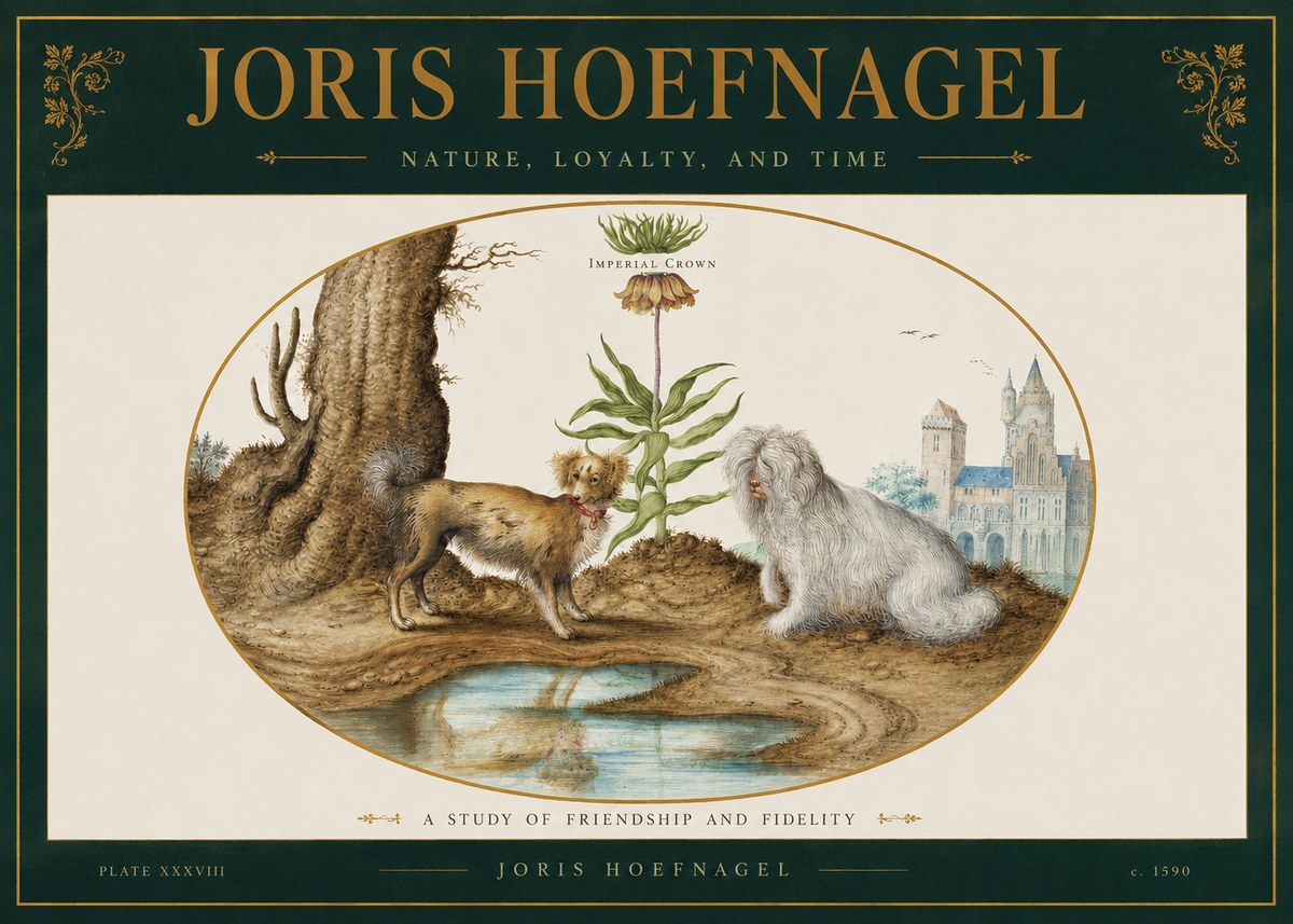 Joris Hoefnagel A Study of Friendship and Fidelity No2 - Póster