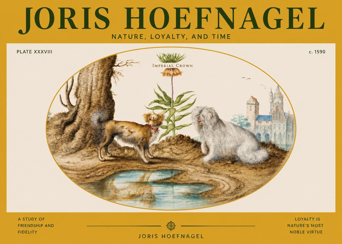 Joris Hoefnagel A Study of Friendship and Fidelity No3 - Póster