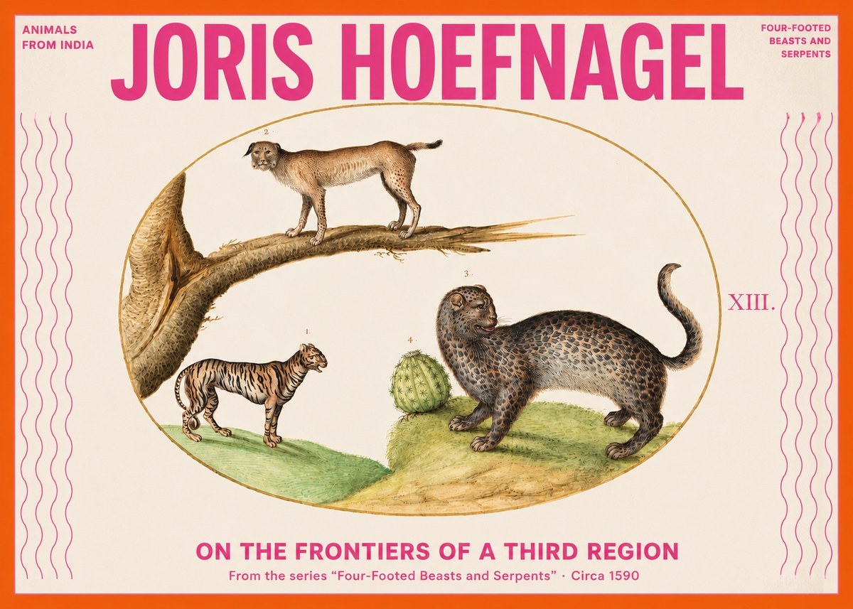 Joris Hoefnagel Four Beasts No3 - Póster
