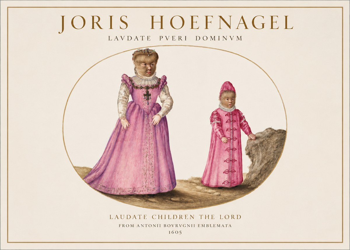 Joris Hoefnagel Laudate Pueri Dominum No3 - Póster