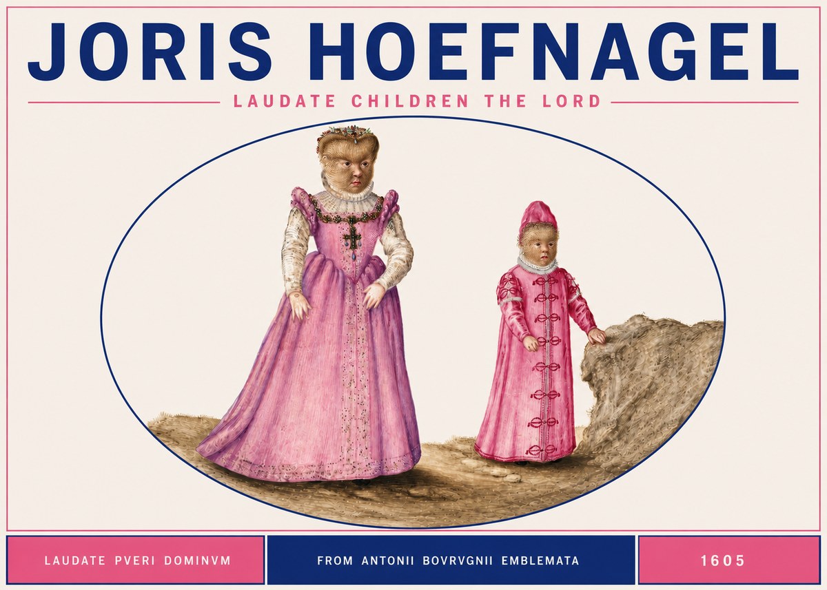 Joris Hoefnagel Laudate Pueri Dominum No6 - Póster